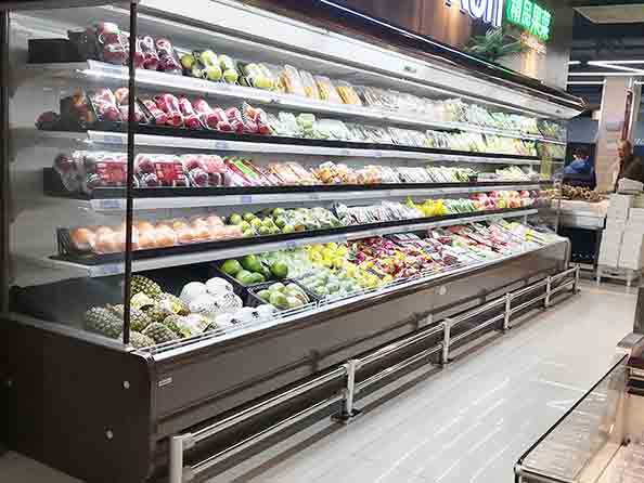 果蔬展示风幕冷柜